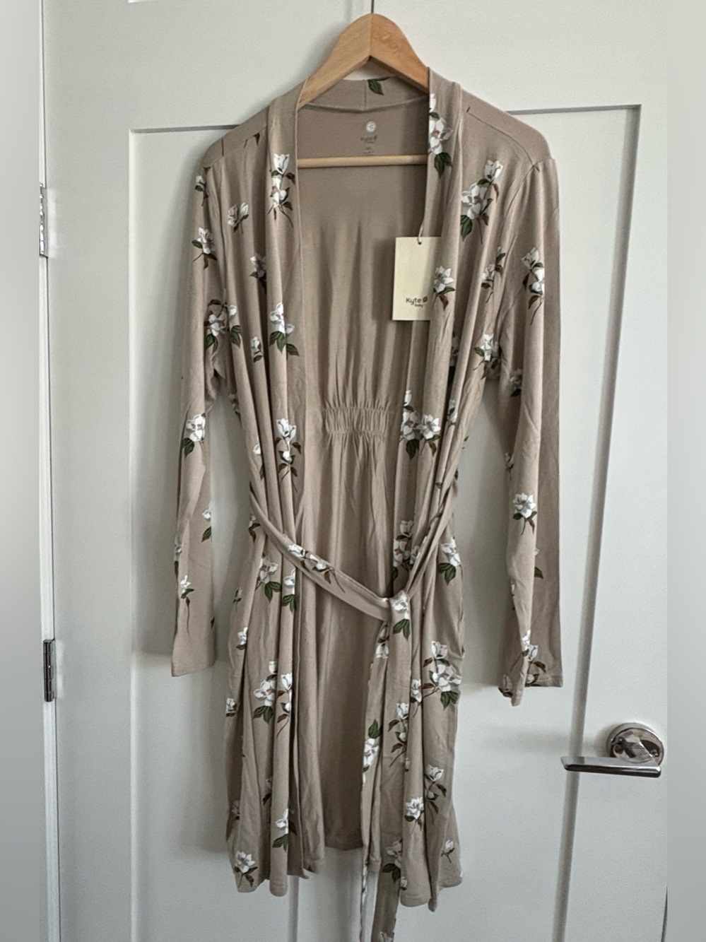 Kyte Lounge Robe in Khaki Magnolia M/L
